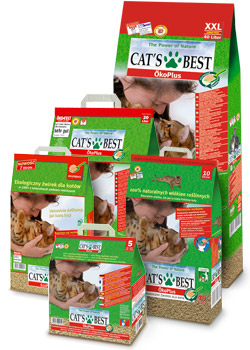Cat's Best (Кетс бест) Oko plus. Древесный комкующийся наполнитель для кошачьего туалета, 5 л